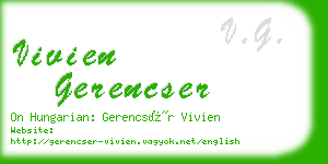 vivien gerencser business card